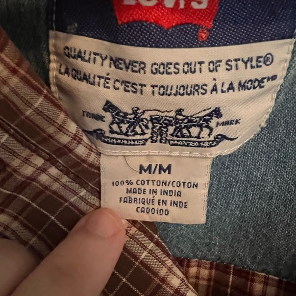 VINTAGE LEVIS Western Shirt - Picture 5 of 5